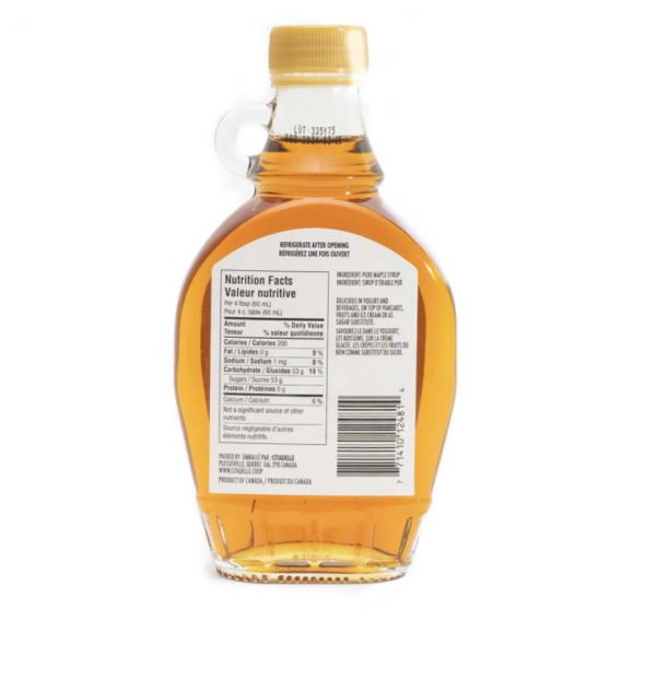 PurNatur Pure Maple Syrup – 250ml (8.8 fl oz) | Canada Grade A, Amber Rich Taste